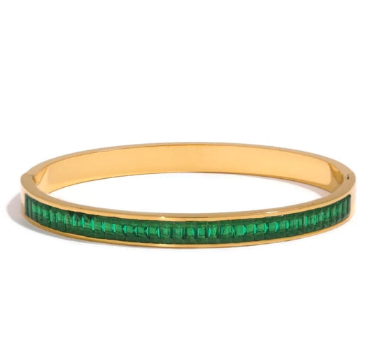 Norina Bangle (Emerald Green)